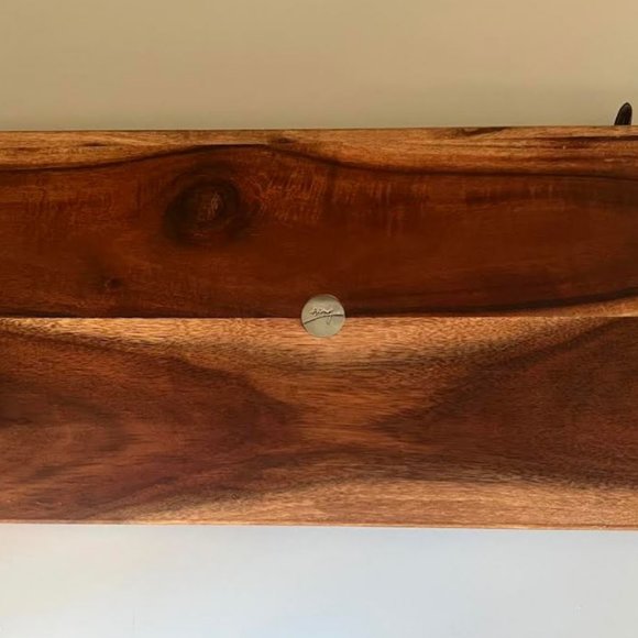 MICHAEL ARAM "OLIVE BRANCH" Wood Serving Tray Cheese Board - LAST ONE! - Picture 3 of 3